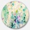 Designart - Color Splatter' Abstract Circle Metal Wall Art